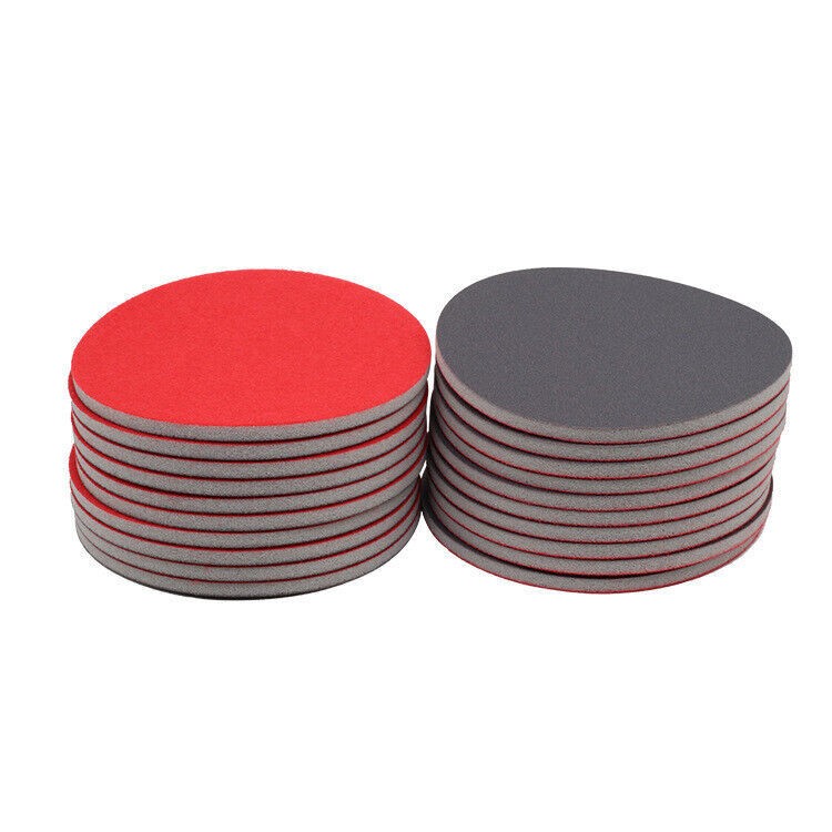 30Pcs 600 Grit Sanding Sponge 5 Inch Hook and Loop Sponge Sanding Disc Wet/Dry