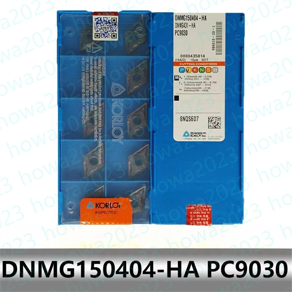 10Pieces/Box KORLOY DNMG150404-HA PC9030 DNMG431-HA turning blade Carbide insert