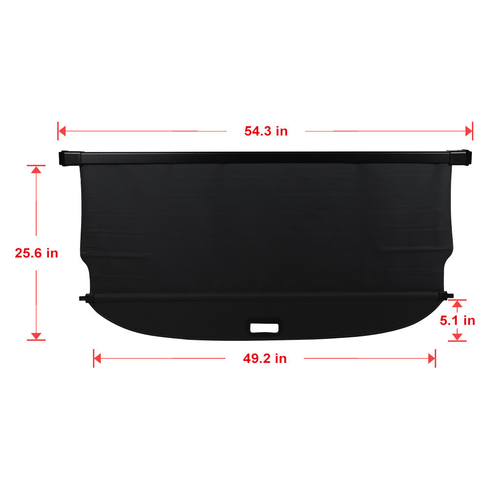 ECCPP Retractable Rear Cargo Cover Shield Shade For Hyundai Ioniq 5 2022-2024