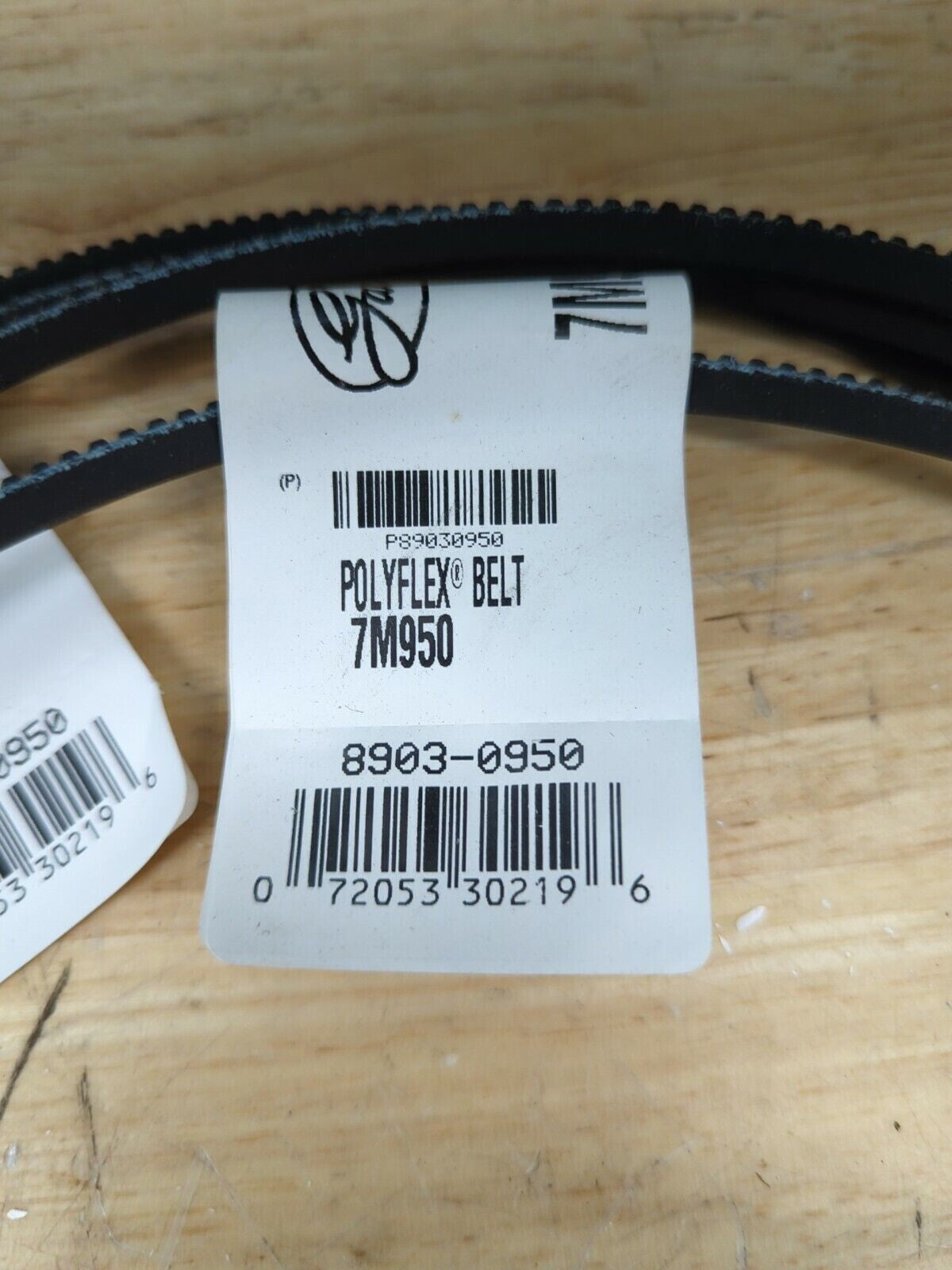 2PCS  Drive Belt Motor Belt 7M950 Wide Angle Belt Triangle Belt