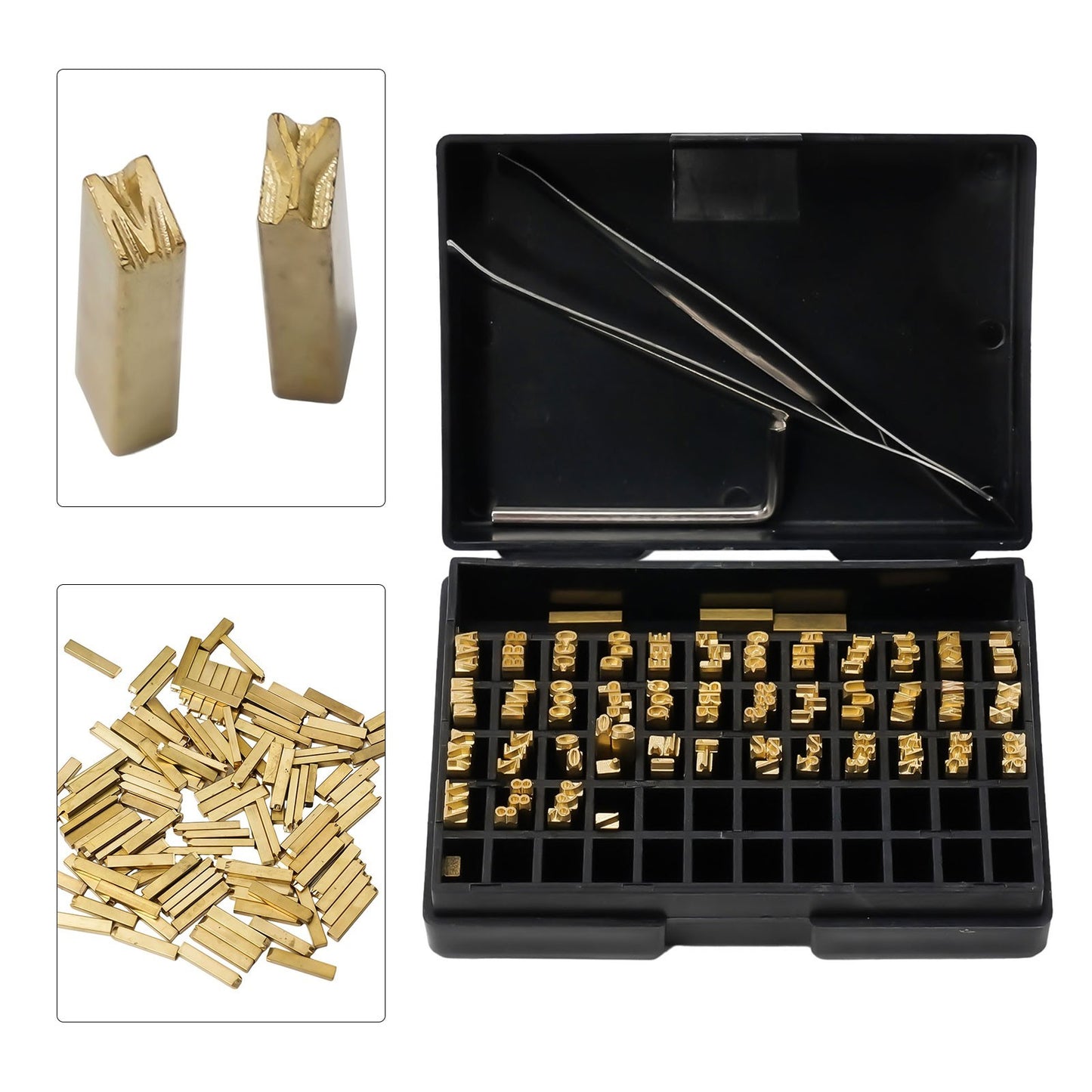 Word Grain Coding Machine Electric Ribbon Coding Machine Letter 120 Pcs/set
