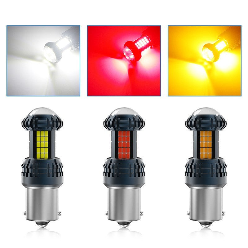 2PCS 75LED Turn Sign Brake Light for Car Motorcycle 1156 1157 7440 7443