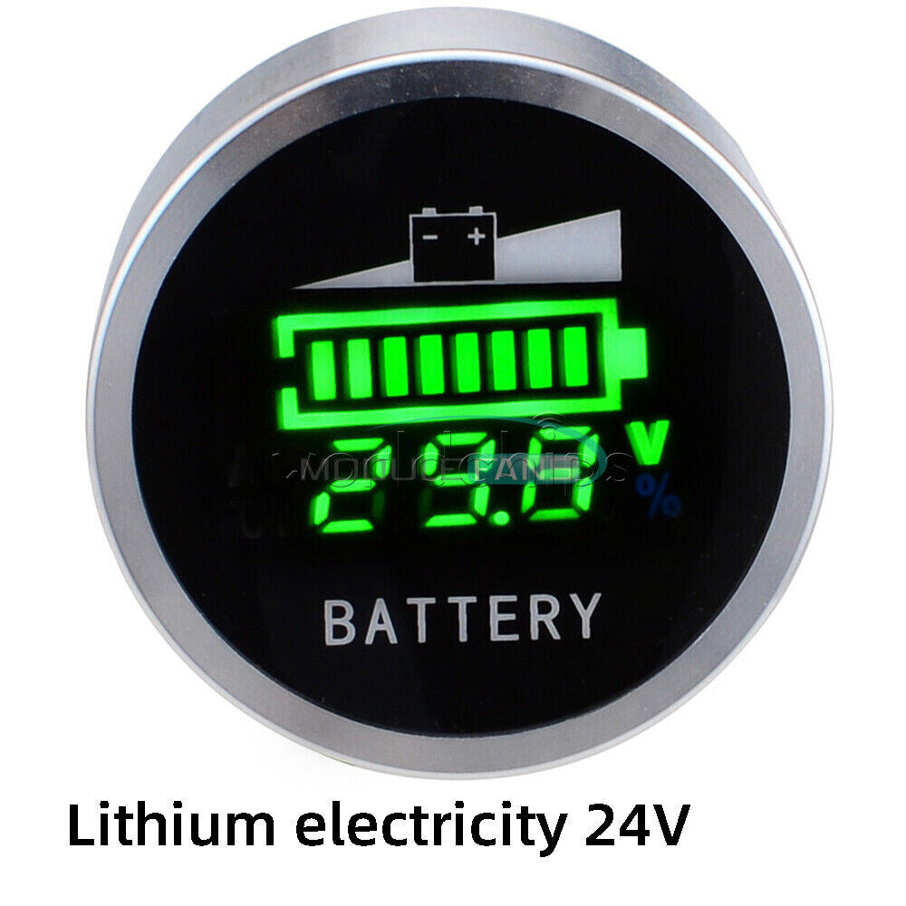 DC6-120V Lead Acid Battery Indicator Li-ion Battery Capacity Digital LED Tester