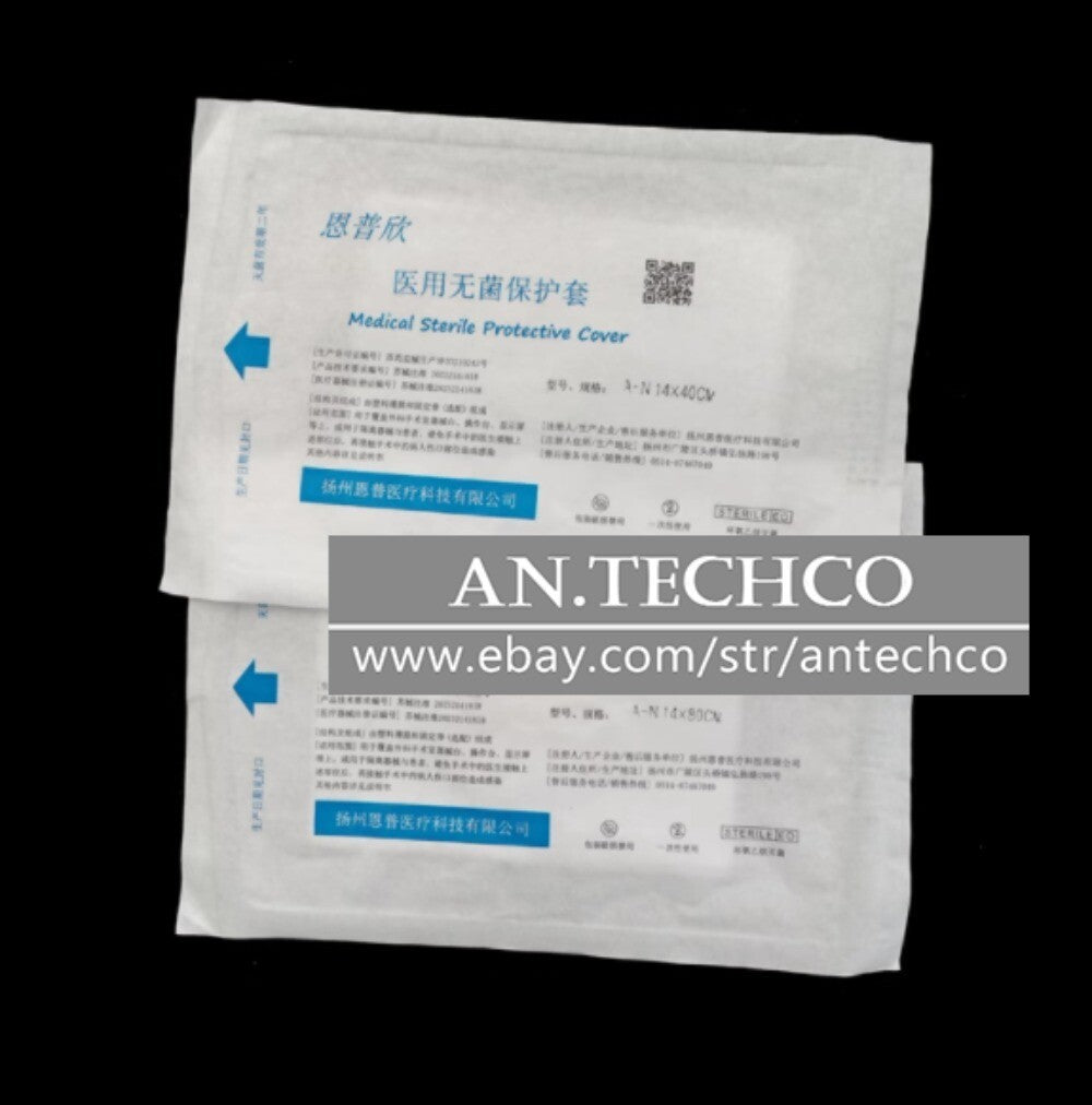 QTY:100 Laparoscope cover, sterile protective cover,14*150cm 14*200cm 20*200cm
