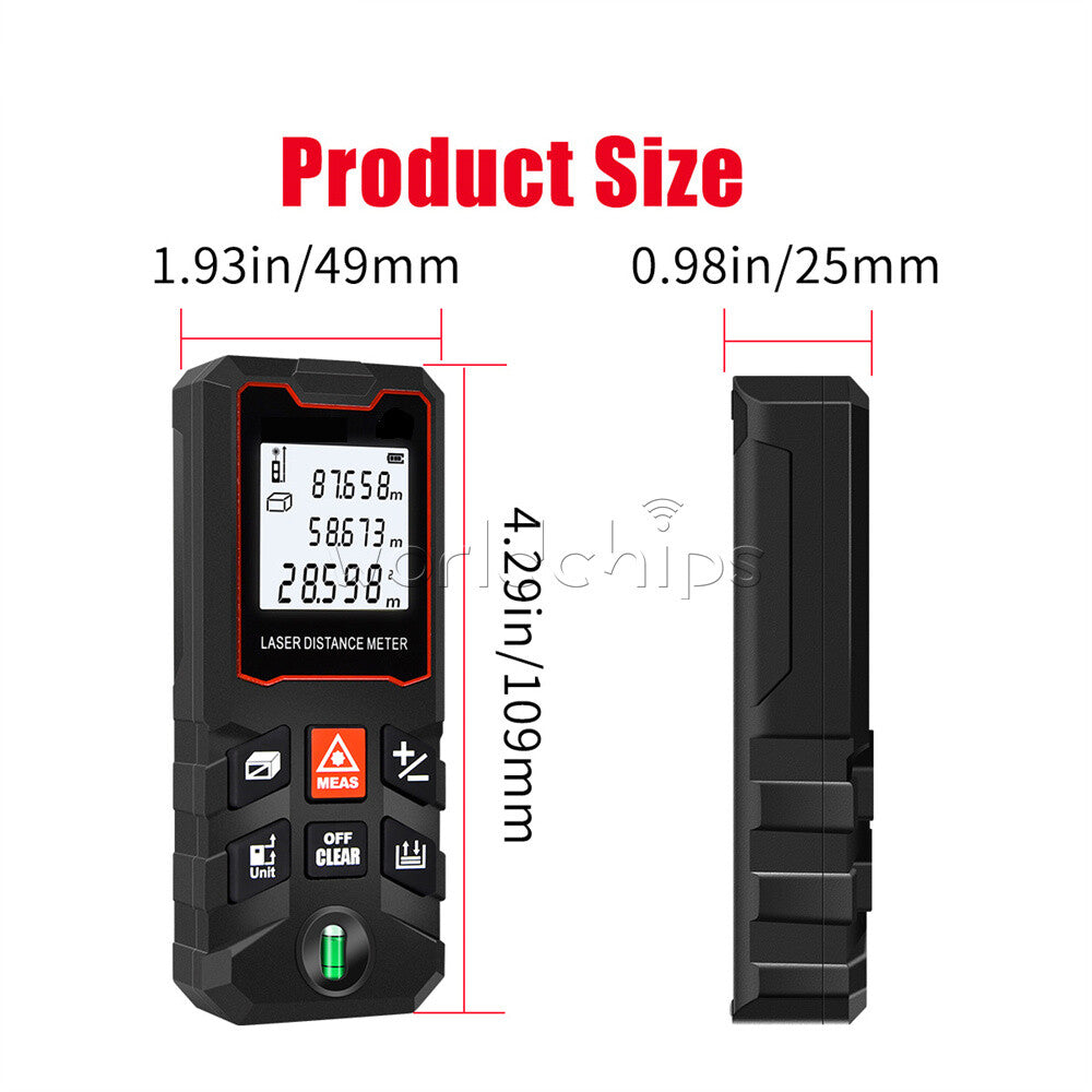 LCD Digital Laser Distance Meter Handheld infrared Measuring Gauge Rangefinder