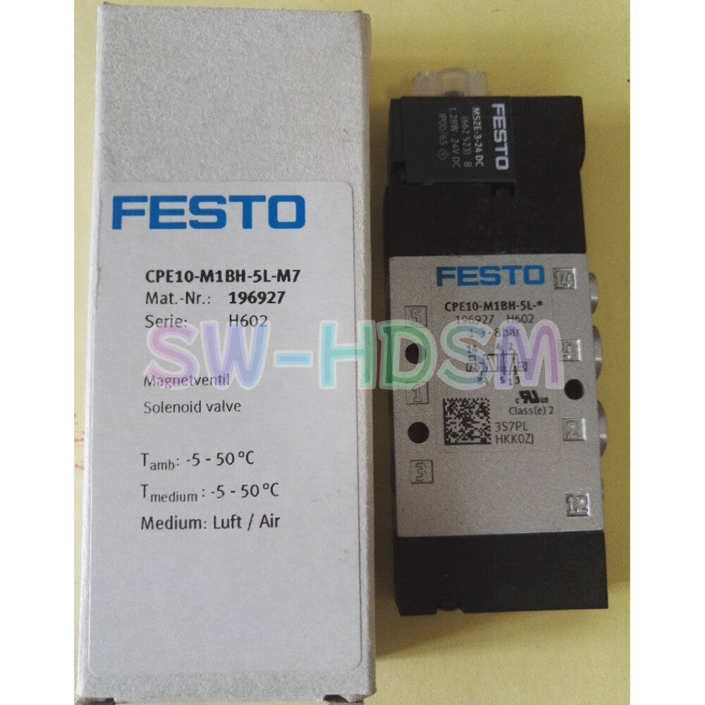 1PCS  For FESTO CPE10-M1BH-5L-M7 196927 Solenoid Valve freight free
