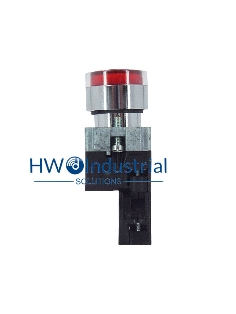 1PC LED Light Self Reset Button Switch XB2BW34B2C XB2-BW34B2C Red 1NC 24V