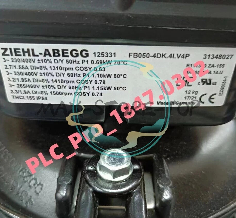 1PCS   ZIEHL-ABEGG FB050-4DK.4I.V4P Axial Flow Fan Fast delivery