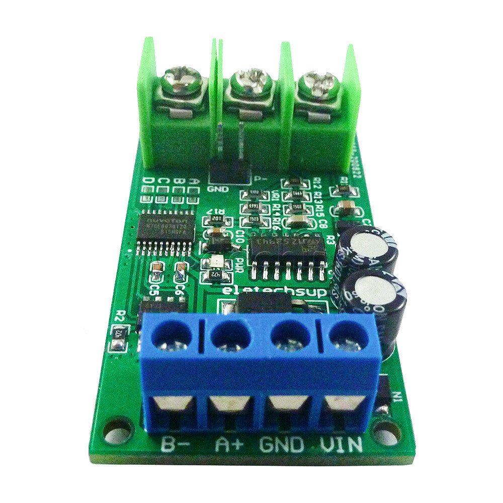 DC12V PT100 RTD Converter RS485 Modbus Rtu Temperature Sensor Module Board