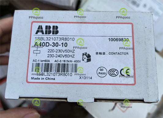 ABB   A40D-30-10   1SBL321073R8010  AC220V  CONTATOR .  .