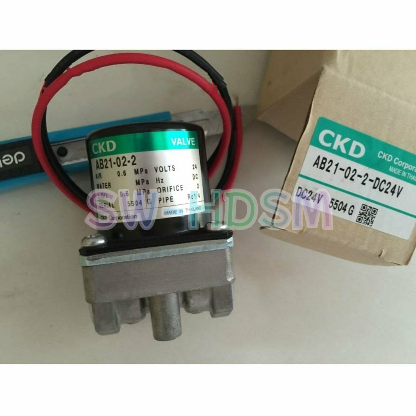 1PCS  for CKD Solenoid Valve AB21-02-2-DC24V Freight Free