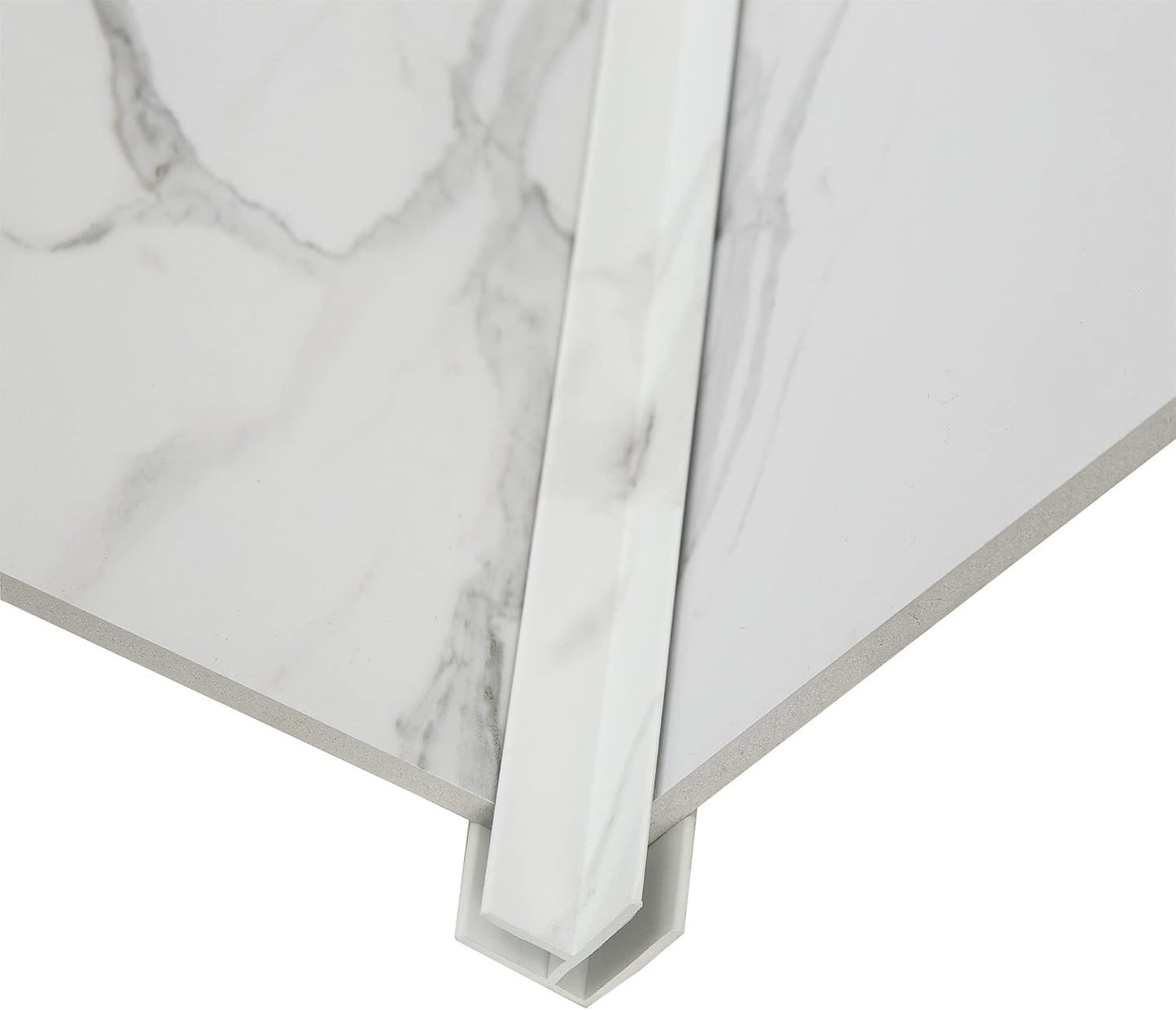 94-inch Vinyl Trim Kit, Carrara Marble Pattern