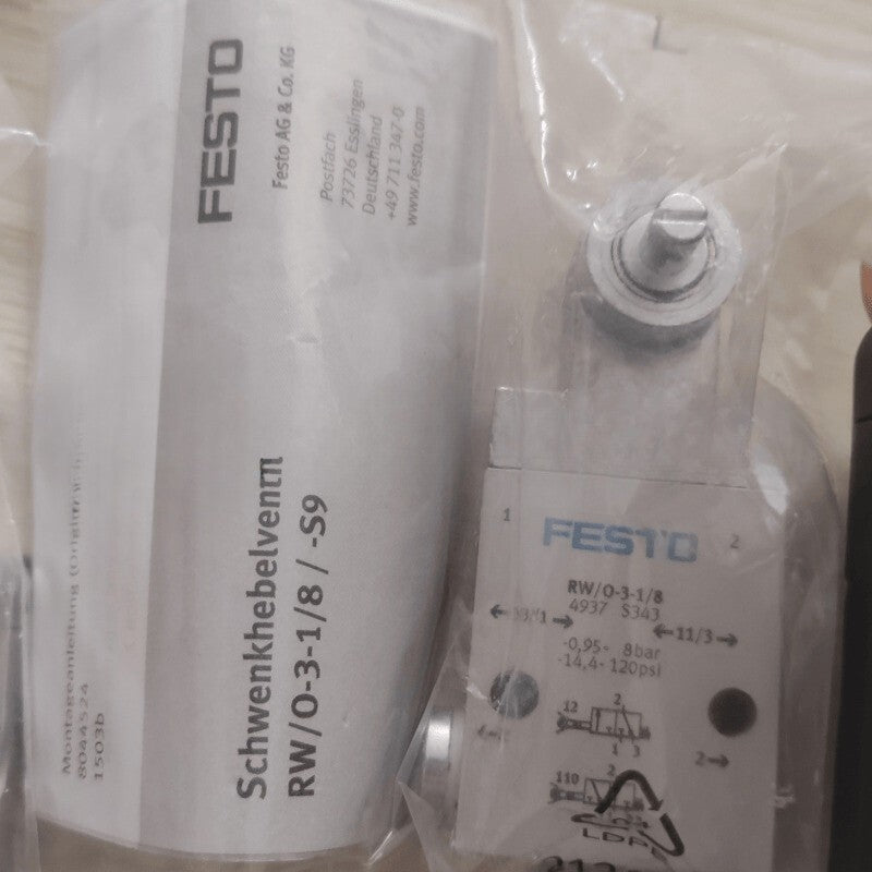 1PC For Festo RW/O-3-1/8 4937 Swivel Lever Valve