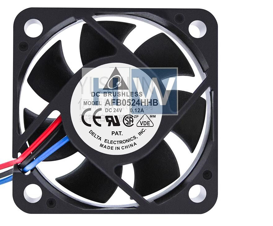 1PC Delta AFB0524HHB 5CM 5015 24V 0.12A Chassis Inverter Cooling Fan