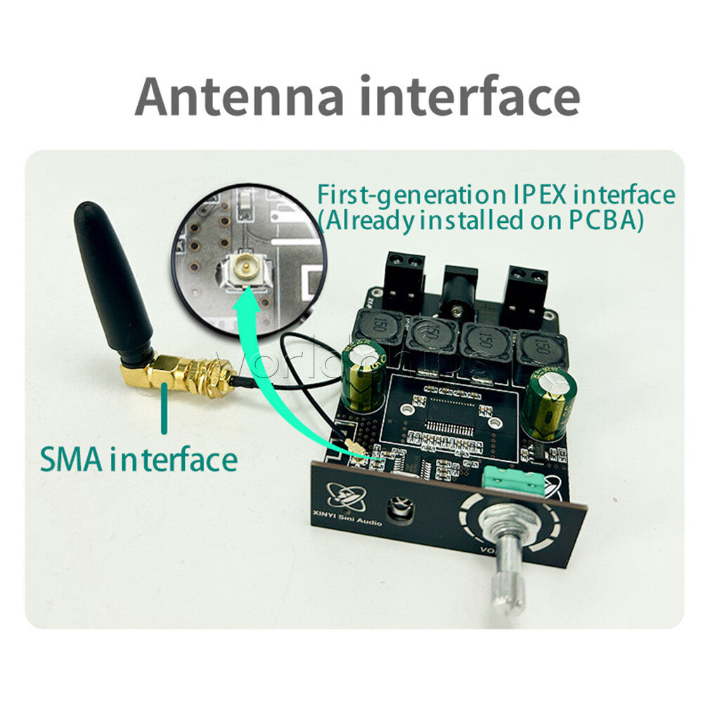 TPA3118 HI-FI Stereo Bluetooth Digital Power Amplifier Board With Remote Control