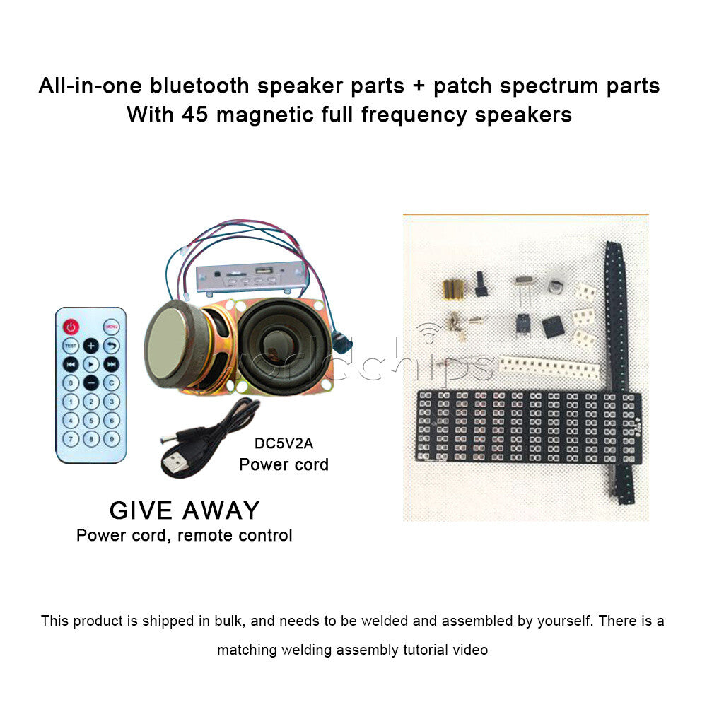 BT Speaker Production and Assembly Electronic Welding Kit Teaching Practice DIY