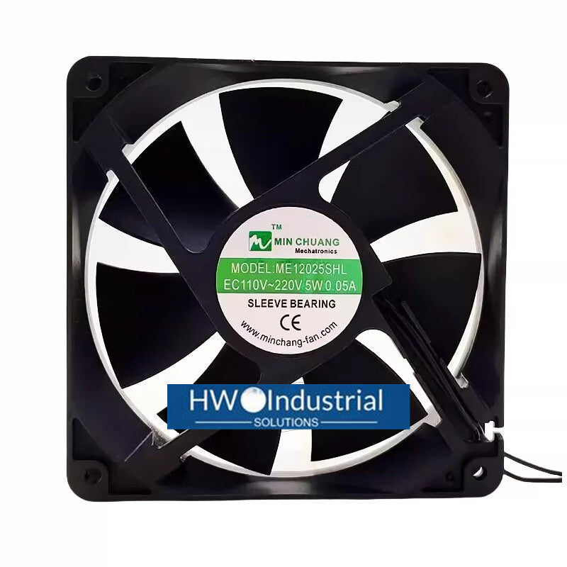 ME12025SHL 0.05A 12CM EC110V-220V 5W Cabinet Cooling Fan