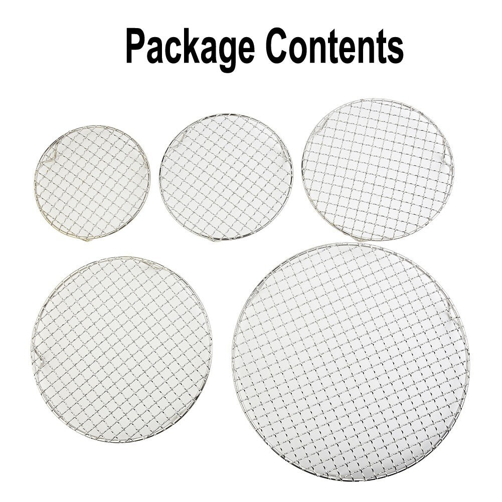 Round Stainless Steel Steamer Rack - Cooling Rack For Baking, Cooking, Steaming
