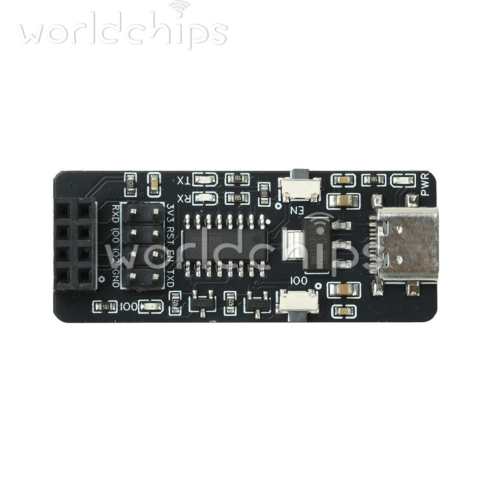 5pcs ESP-01S ESP8266 Serial WiFi Module Adapter Program Download Debugging Board