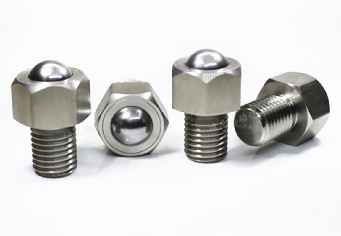 5pcs M6 Stainless steel small outer hexagonal steel ball roller universal ball