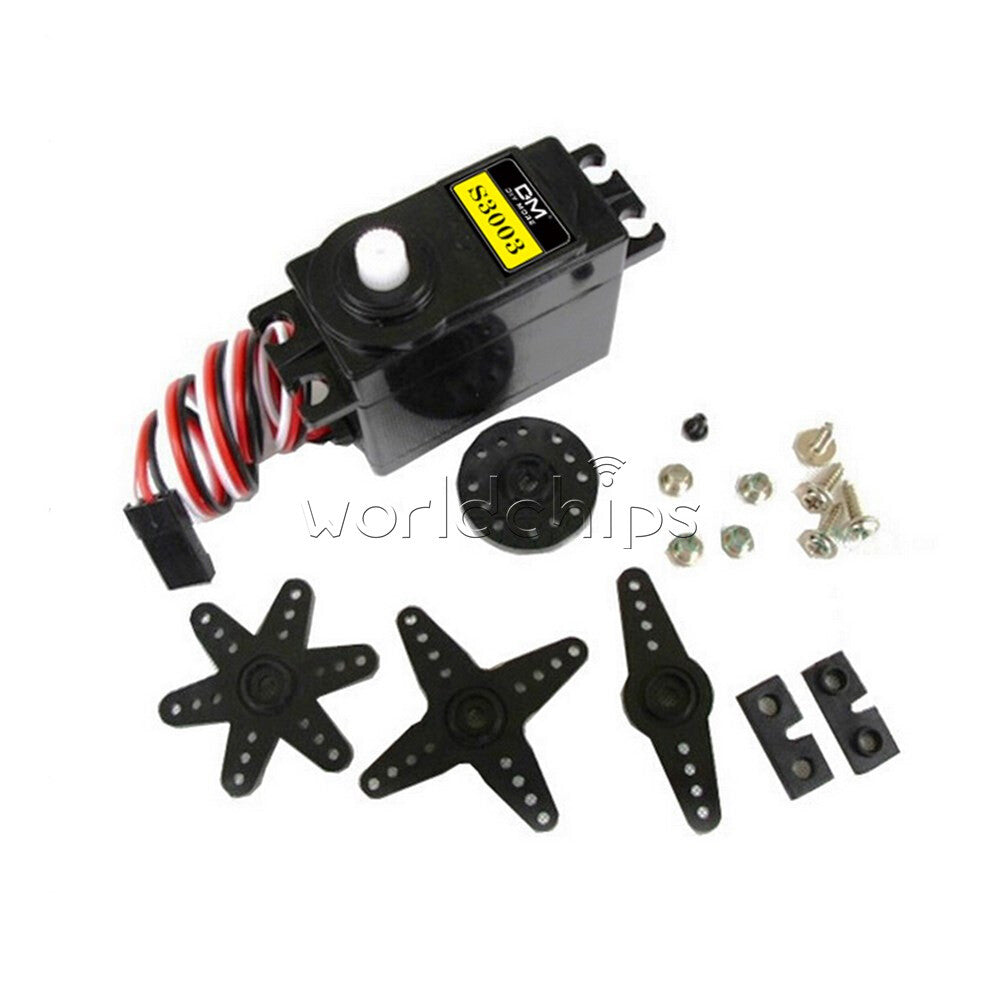 4PCS S3003 High Speed Torque Standard Servo Gear Motor For RC Car Helicopter