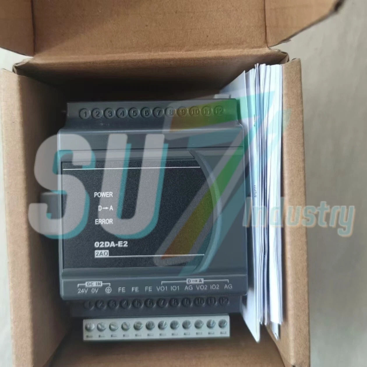 DELTA DVP02DA-E2 PLC Module# 1pcs    In Box