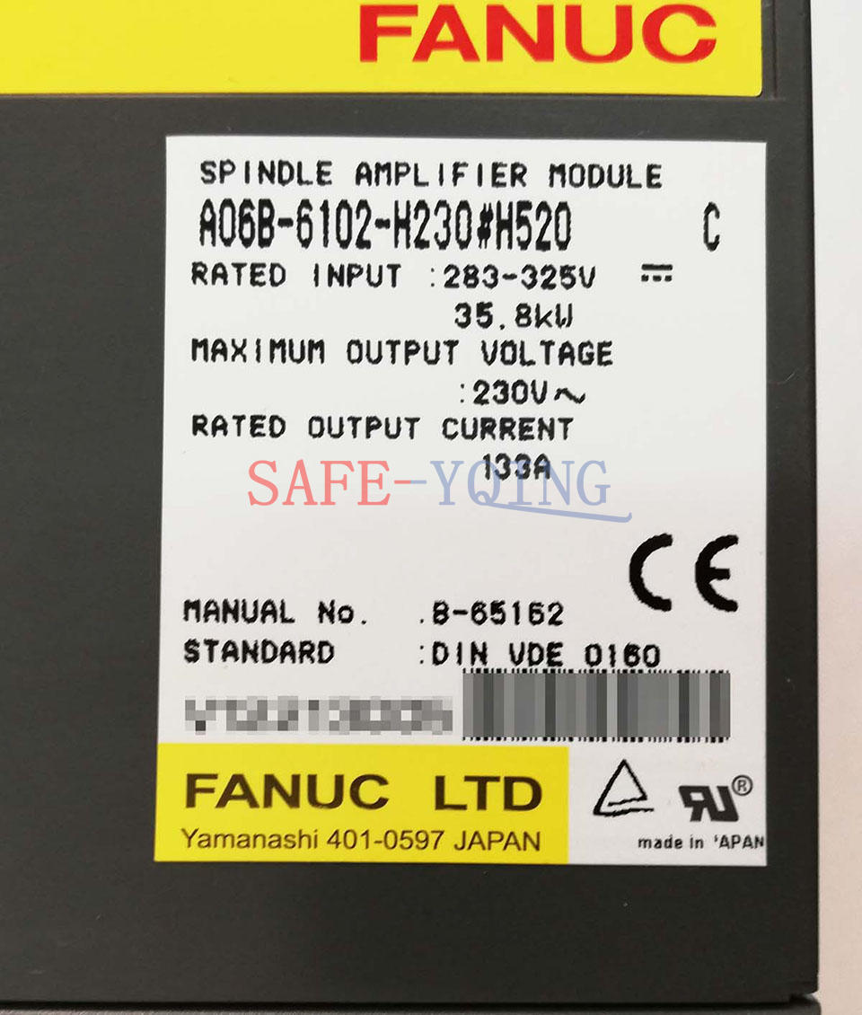 ONE FANUC Servo Driver A06B-6102-H230#H520  Fast delivery Quality Assurance
