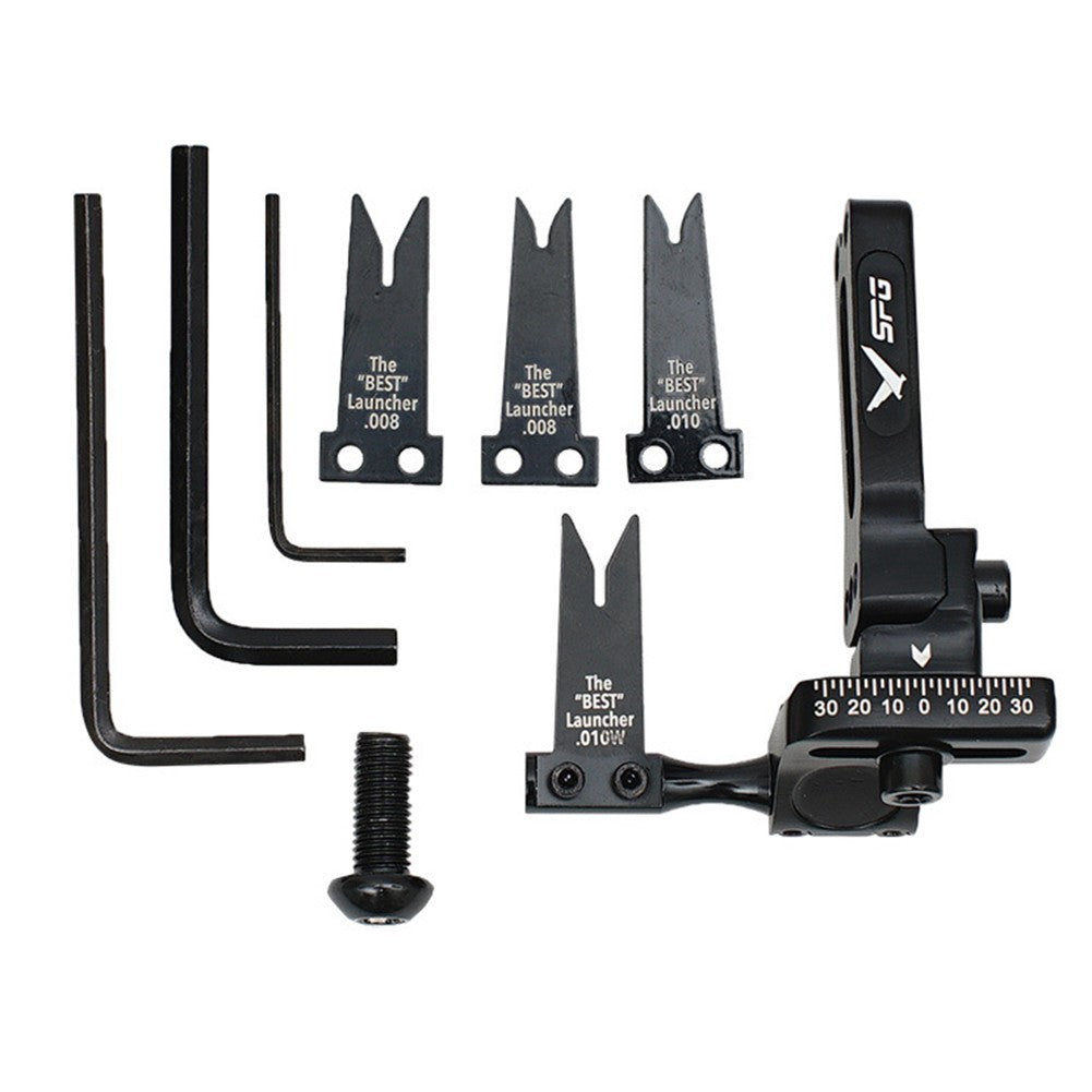 Strong Arrow Rest Rest Steel Plate 7*6.5*1.8cm 86.2g Aluminum Alloy Black