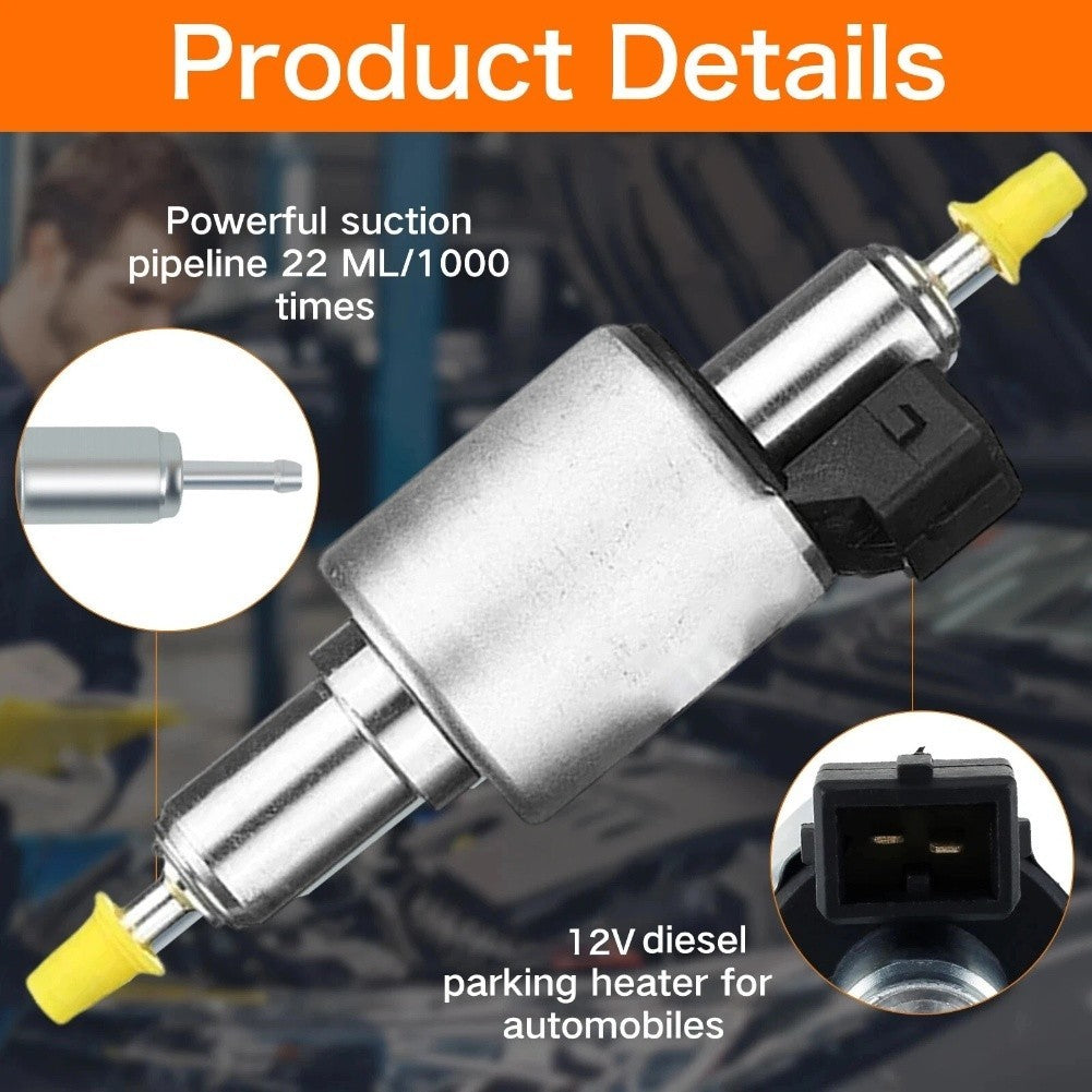 3PCS Ultra Quiet 12V 2KW-8KW Diesel Parking Heater Fuel Pump Kit 22ml