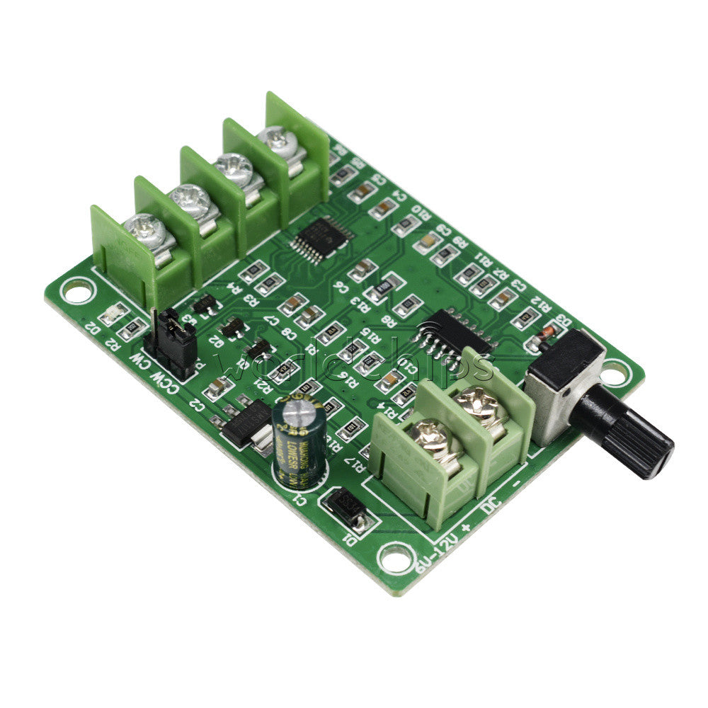 5V-12V DC Brushless Motor Driver Board Controller for 3/4 Wires Hard Drive Motor