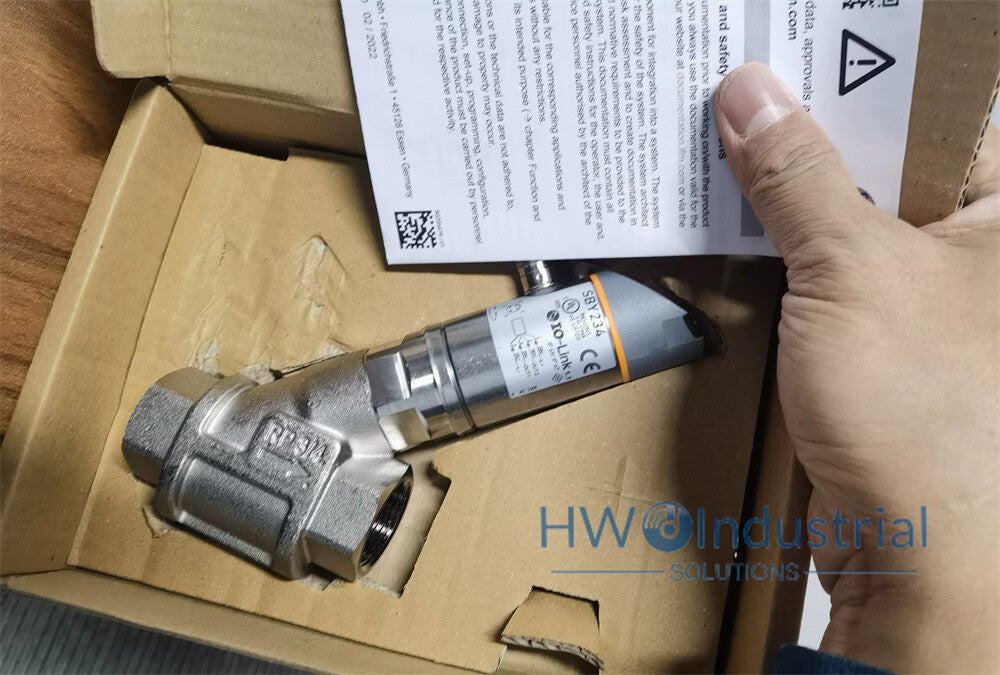 1/Piece  SBY234  IFM Flow Sensor Check Valve Flow Meter