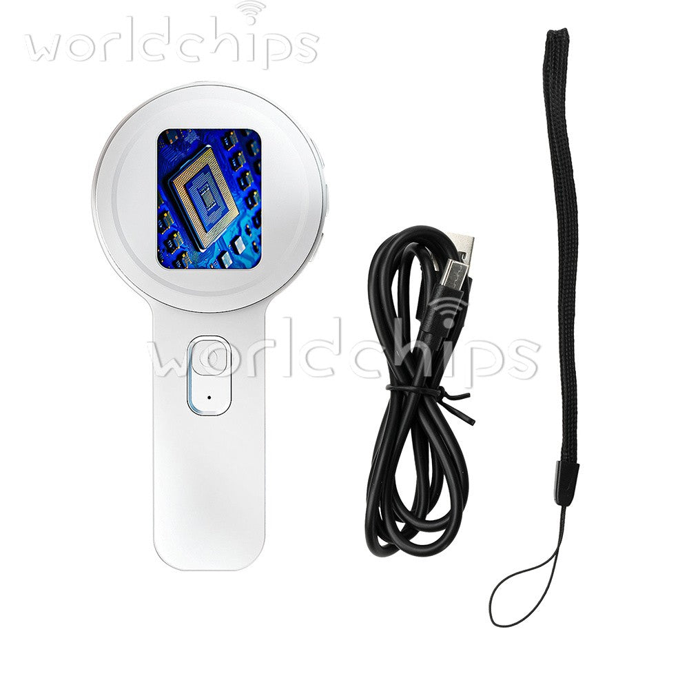 Handheld Magnifier Glass 20X Magnifying Jeweler Loupe Type C Digital Microscope