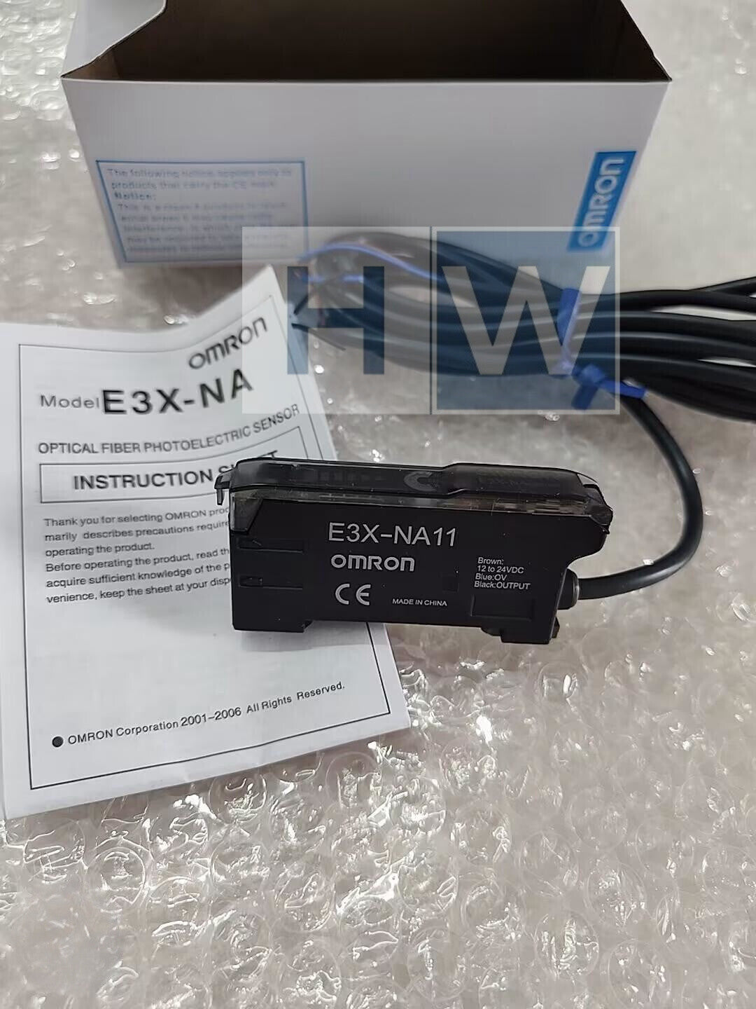 1PC  Omron E3X-NA11 Photoelectric Sensor 12-24VDC Amplifier Unit