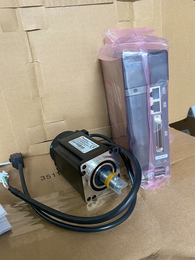1/piece  Shihlin Servo Motor SME-L04030SCB + Driver SDE-040A2-P