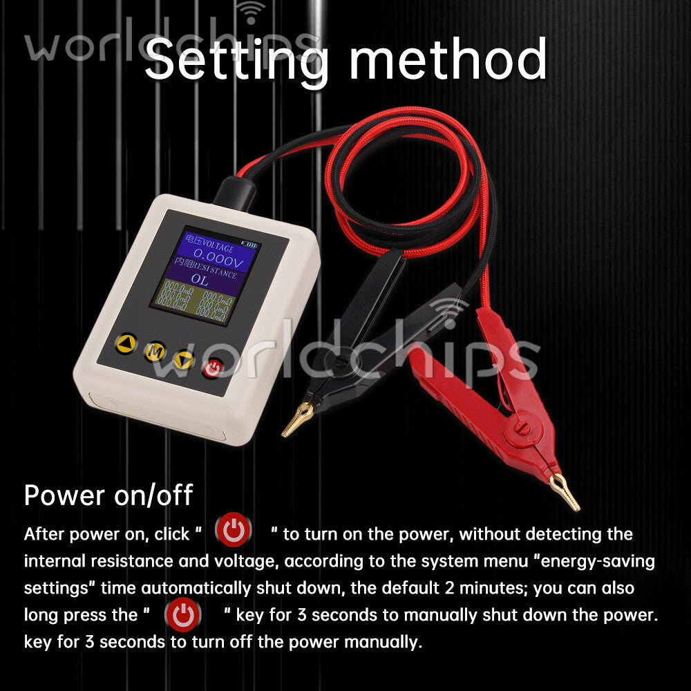 TS4520 Voltage Internal Resistance Tester Digital Car Battery Capacitor Tester