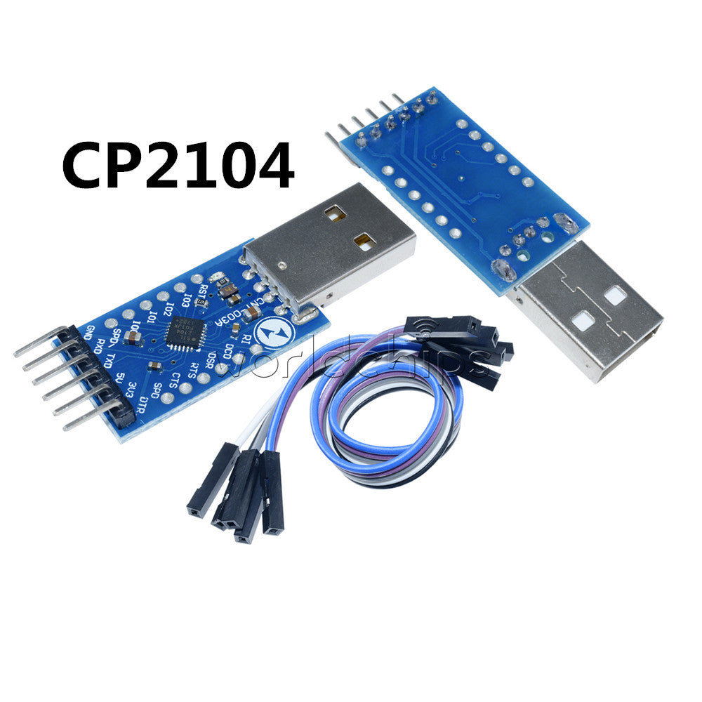5PCS CP2104 USB UART6PIN module serial converter STC PRGMR replace CP21022.0 TTL