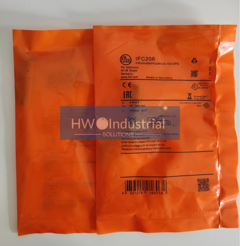 IFM IFC206 Inductive Sensor Threaded Type 10...36 DC PNP  #