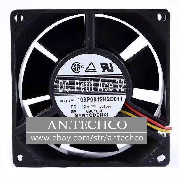 1PC CROWN 4010 AGE04010F12H DC12V 0.11A 3-wire Cooling Fan