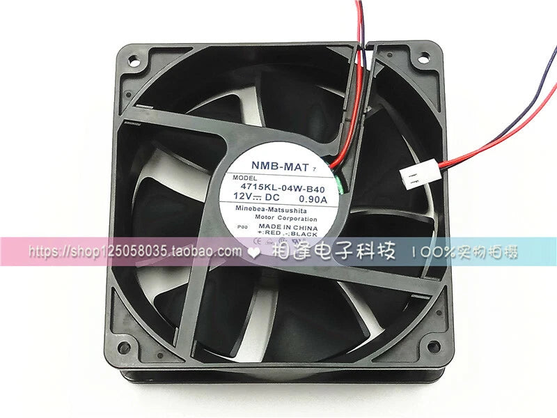 1pcs  cooling fan 4715KL-04W-B40 12CM 12V 0.90A 2-wire