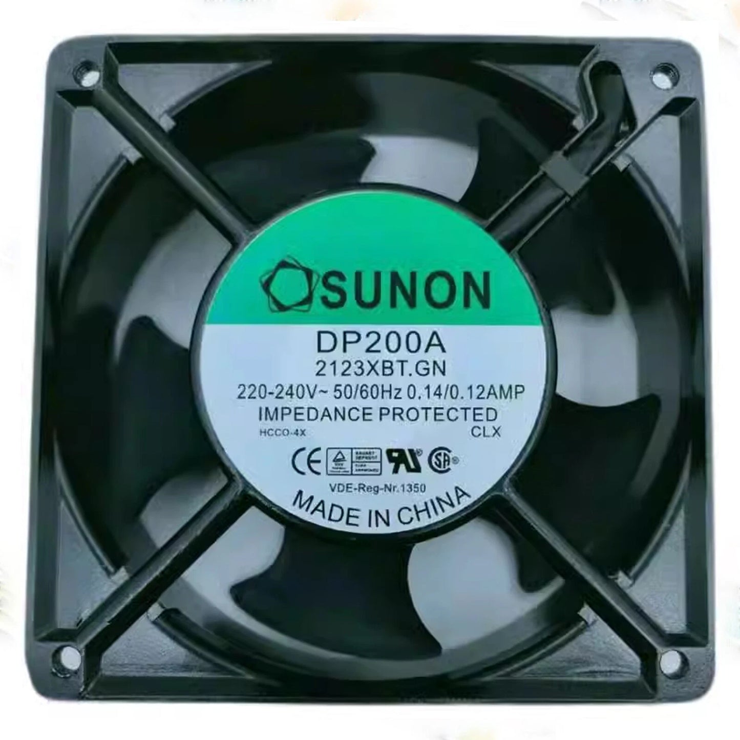 SUNON DP200A 2123XBT.GN 220-240V 0.14/0.12AMP 120*120*38MM Axial Cooling Fan