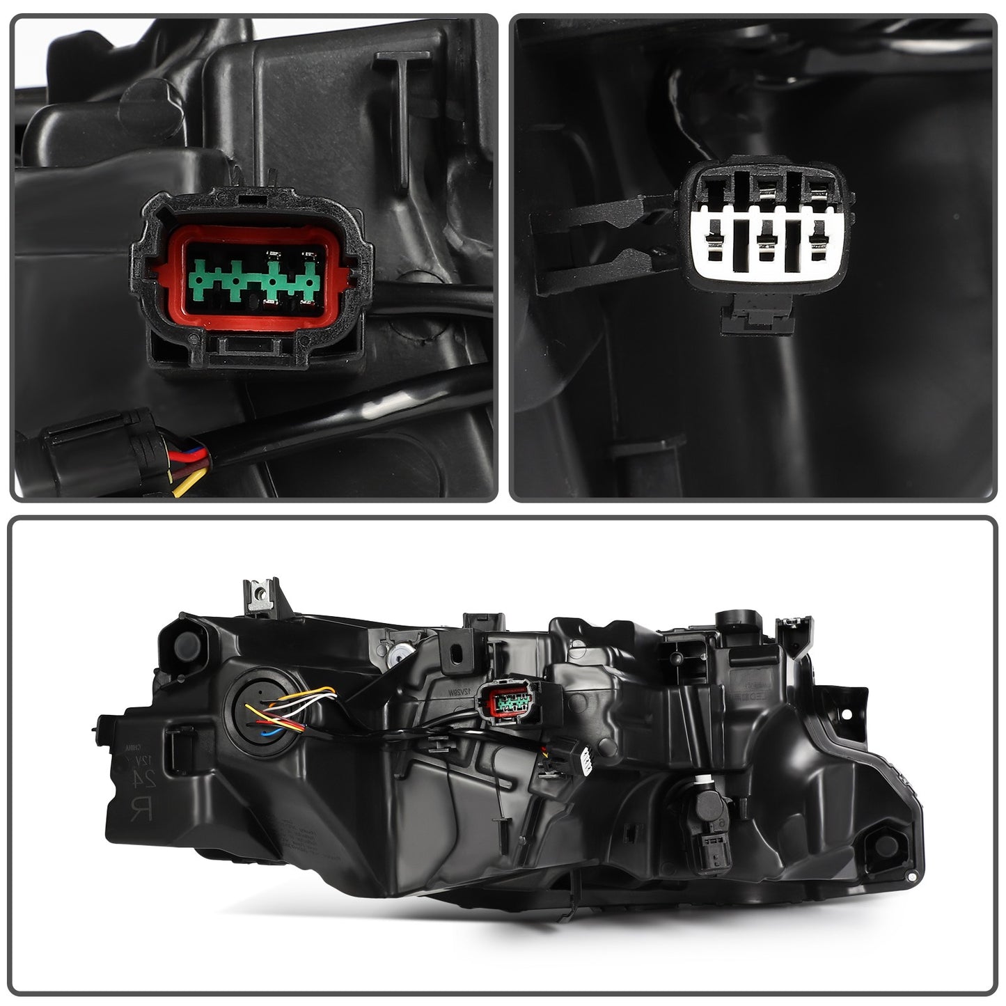 For Nissan For Rogue 2023-2021 Black LED Headlight Assembly Driver Side