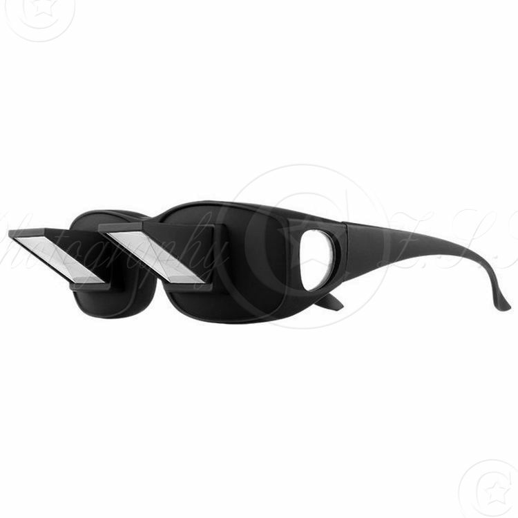 Refraction Downward 90° Lazy Glasses Periscope Prism Fishing Watch Floats Bed TV