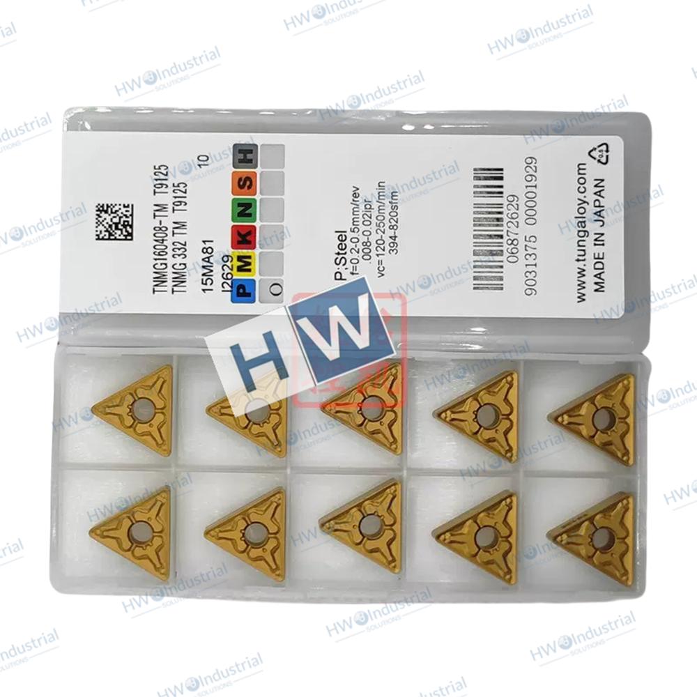 10PCS/box Triangular CNC Blade TNMG160408-TM T9125