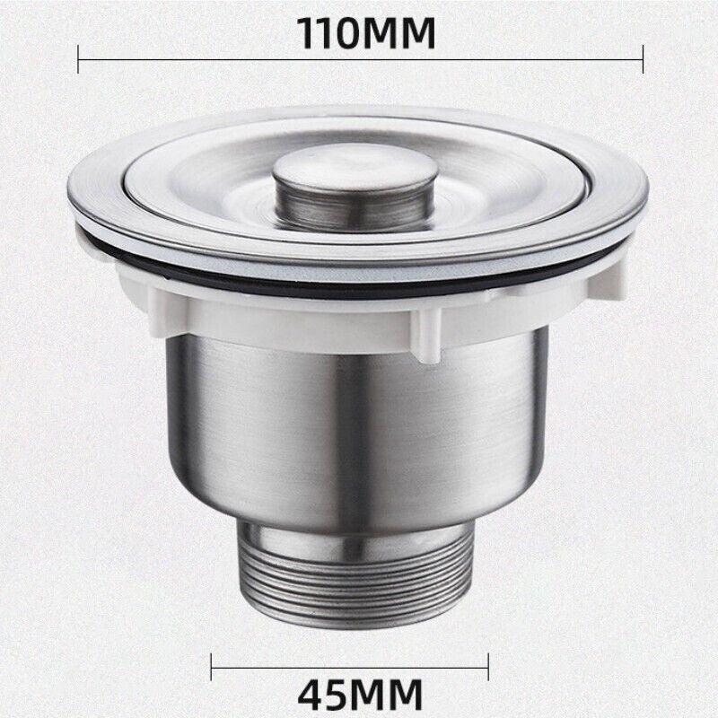 Removable Shampoo Bowl Strainer with 80cm Flexible Plastic Drain Hose