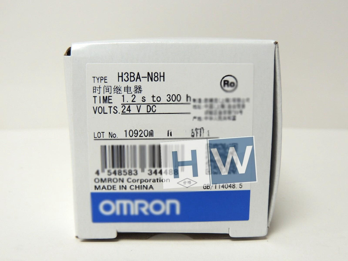 1PC  OMRON Power-on Delay Time Relay H3BA-N8H DC24V