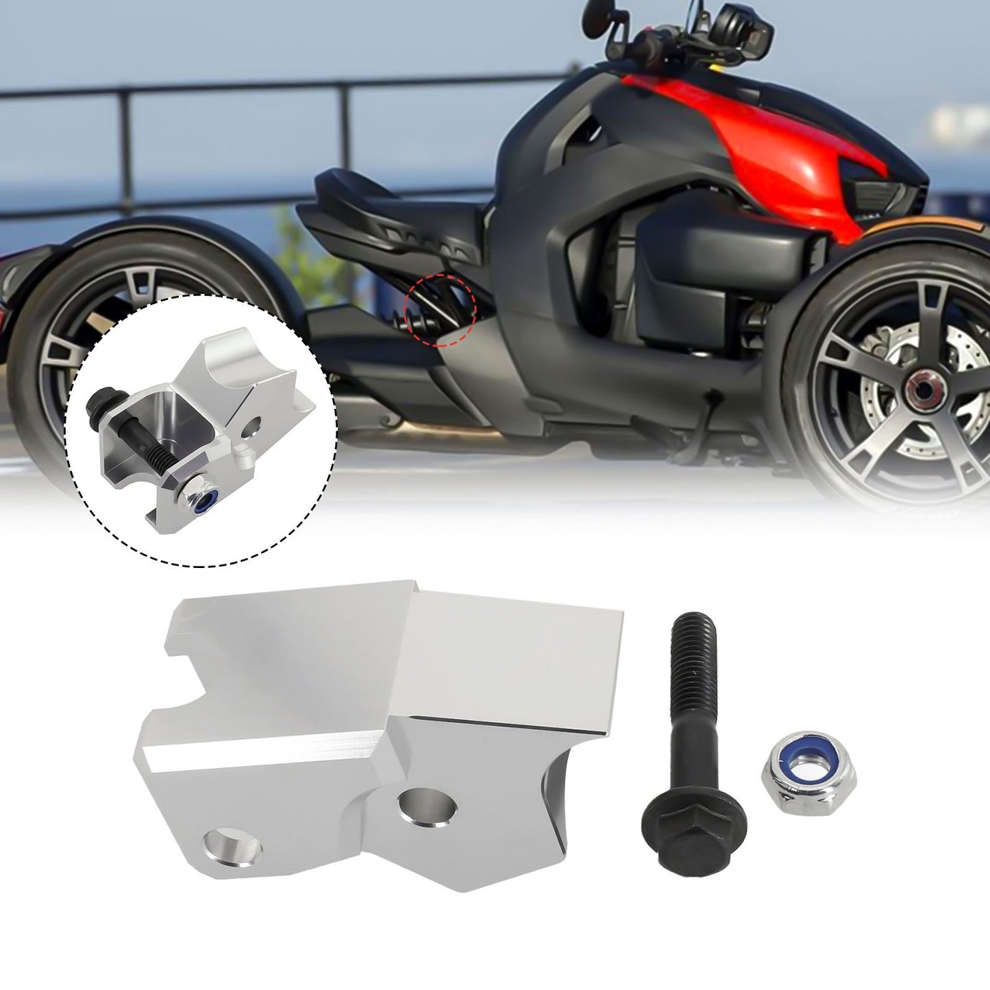 Exceptional Durability 3 Inch Shock Lift Anodized Treatment Long Lifespan