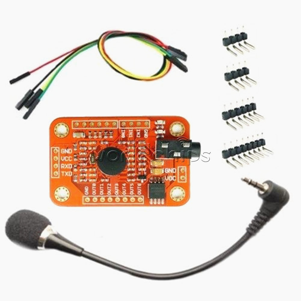 Voice Recognition Module V3 Sensor Board Kits Compatible with Arduino UART GPIO