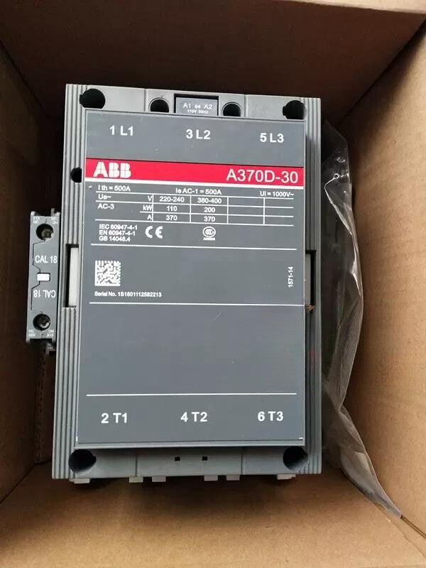 1/piece  ABB AC contactor A370D-30-11 Coil Voltage 110-120V