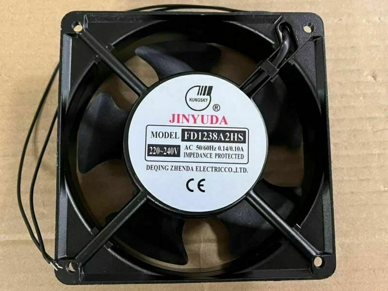 1x Cooling Fan FD1238A2HS AC220-240V 0.14 / 0.10A 120 * 120 * 38