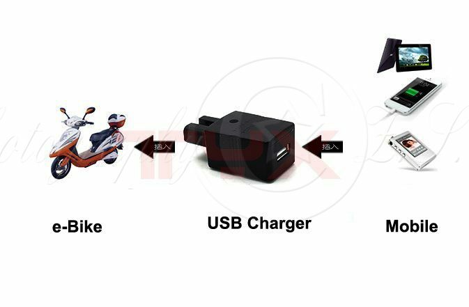DC To DC 36V-100V to 5V 1A Inverter e-Bike Charge Port USB Charger Converter